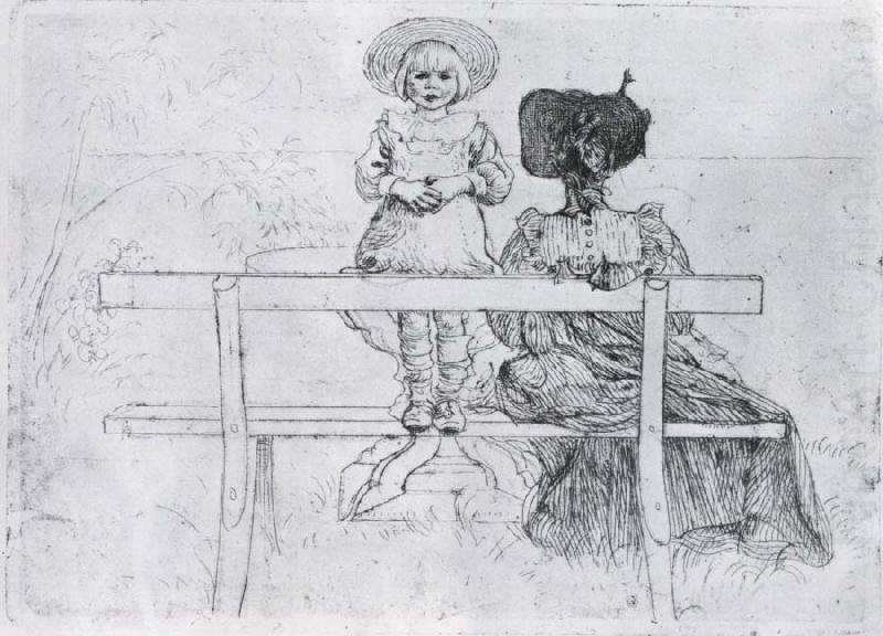 Karin and Esbjorn, Carl Larsson